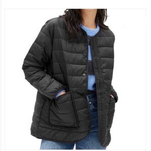 Everlane Black Quilted Puffer Jacket